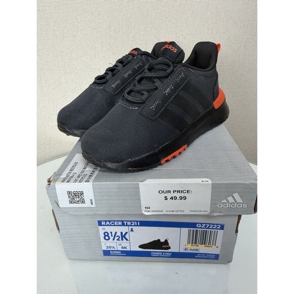 Adidas Kids Sneakers Racer TR211 Sz 8.5K Tennis Shoes - Picture 1 of 11